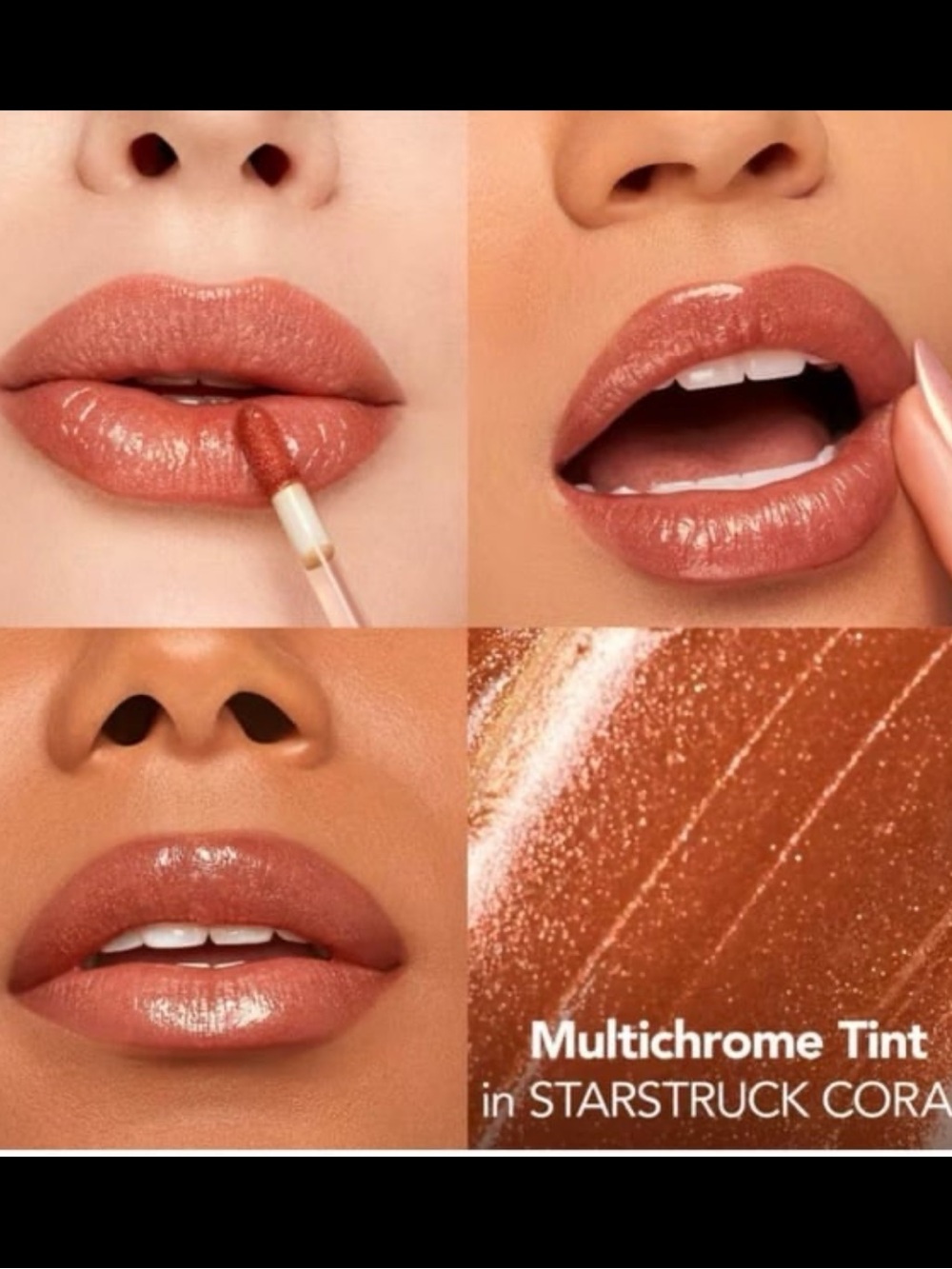 Buxom Plump Shot Multichrome Lipgloss Serum in Starstruck Coral BNIB
